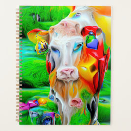 Surrealistische boerderij-kunst planner