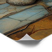 surrealistische bol poster (Hoek)