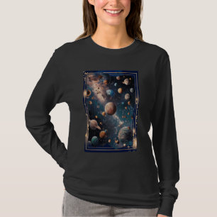 Surrealistische buitenaardse wereld - interstellai t-shirt