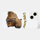 Surrealistische Capybara Huis Architectuur Phoneho Case-Mate iPhone Case (Achterkant (horizontaal))