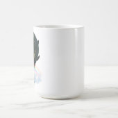 Surrealistische Cat Hete Luchtballon met Cactus & Magische Mok (Midden)