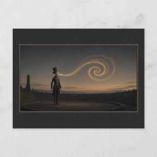 Surrealistische Circus Dromen Gouden Adem Briefkaart