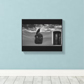 Surrealistische Death Desert Canvas Afdruk (Insitu (Houten vloer))
