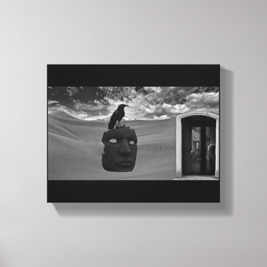 Surrealistische Death Desert Canvas Afdruk (Voorkant)