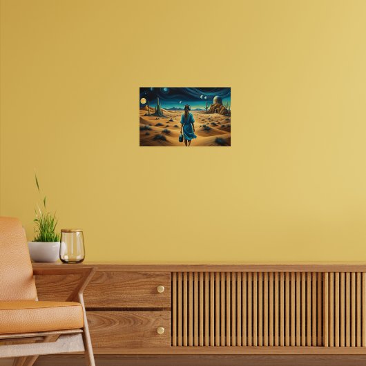 Surrealistische Desert Dreamscape Art Print (Woonkamer 2)