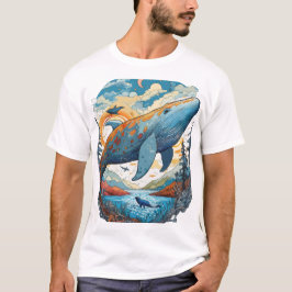 Surrealistische dierenillustraties t-shirt