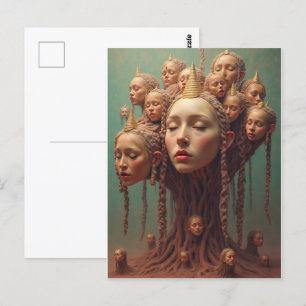 Surrealistische Dreamscape Briefkaart