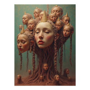 Surrealistische Dreamscape Perfect Poster