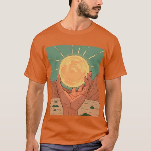 Surrealistische Dreamscape T-shirt (Voorkant)