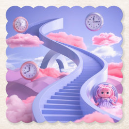 Surrealistische Dreamy Landscape Onderzetter Set