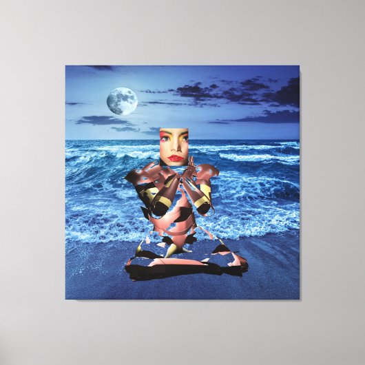 Surrealistische dromen canvas afdruk (Voorkant)