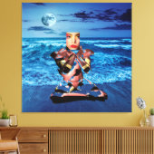 Surrealistische dromen canvas afdruk (Insitu (Woonkamer))