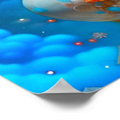 Surrealistische Fantasie Fantastisch Aziatisch Mei Poster (Hoek)