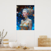 Surrealistische Fantasie Fantastisch Aziatisch Mei Poster (Keuken)