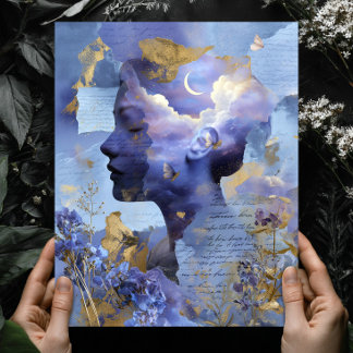 Surrealistische Fantasie Hemel Nachtelijke Hemel M Poster
