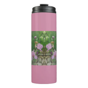 Surrealistische Fantasie Iris Bloemenpad Thermosbeker