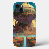 Surrealistische Fantasy City Case-Mate iPhone Case (Achterkant)