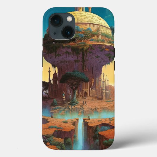 Surrealistische Fantasy City Case-Mate iPhone Case (Achterkant)