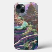 Surrealistische Fantasy City Case-Mate iPhone Case (Achterkant)