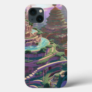 Surrealistische Fantasy City Case-Mate iPhone Case