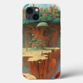 Surrealistische Fantasy City Case-Mate iPhone Case (Achterkant)