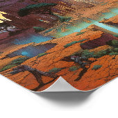 Surrealistische Fantasy City Poster (Hoek)