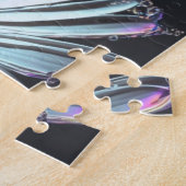 Surrealistische Fantasy Colorful Crystal Flower Legpuzzel (Zijkant)