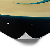 Surrealistische Fantasy Fantastisch Meisje Art AI Poster (Hoek)