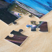 Surrealistische Fantasy Mushroom Wonderland Legpuzzel (Zijkant)