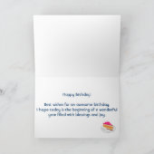 Surrealistische Fractal Abstract Design Verjaardag Kaart (Binnen)