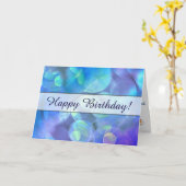 Surrealistische Fractal Abstract Design Verjaardag Kaart (Gele Bloem)