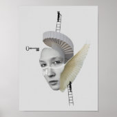 Surrealistische gek poster (Voorkant)