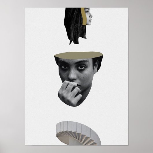 Surrealistische  gek poster (Voorkant)