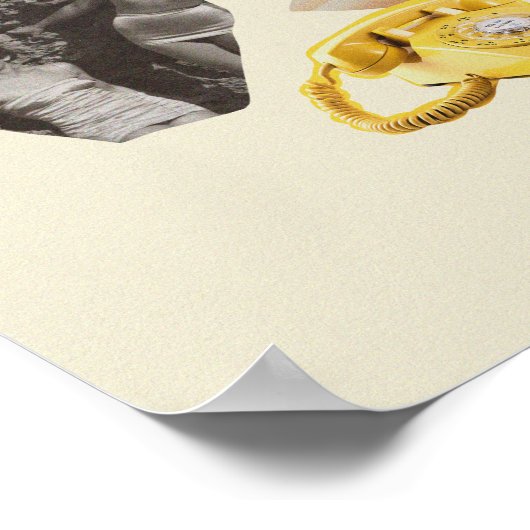 Surrealistische gek poster (Hoek)