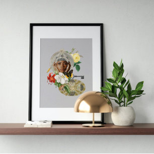 Surrealistische gek poster