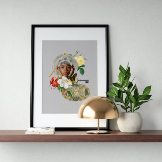 Surrealistische gek poster