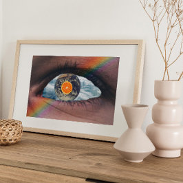 Surrealistische  gek poster