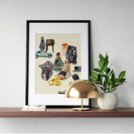 Surrealistische  gek poster