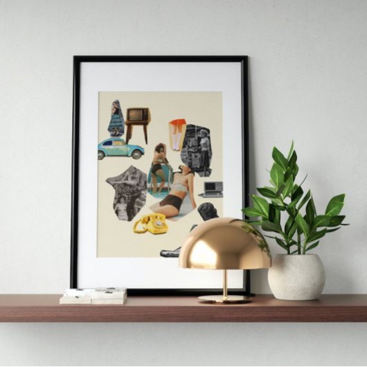 Surrealistische  gek poster