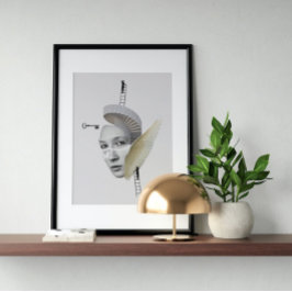 Surrealistische  gek poster