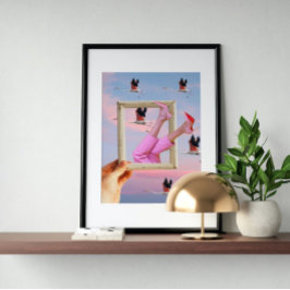 Surrealistische  gek poster