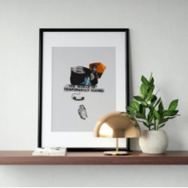 Surrealistische  gek poster