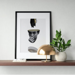 Surrealistische  gek poster