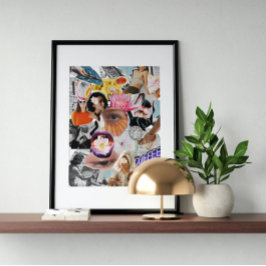 Surrealistische  gek poster