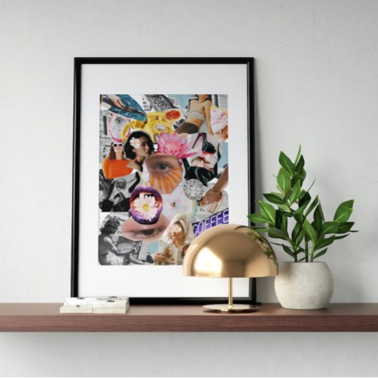 Surrealistische  gek poster