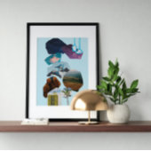 Surrealistische  gek poster