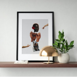 Surrealistische  gek poster