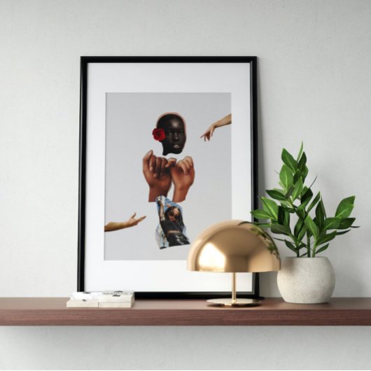 Surrealistische gek poster