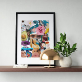 Surrealistische  gek poster