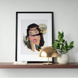 Surrealistische  gek poster